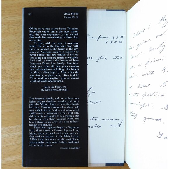 A Bully Father Theodore Roosevelts Letters To His Children By Joan Kerr HBDJ - Picture 3 of 10